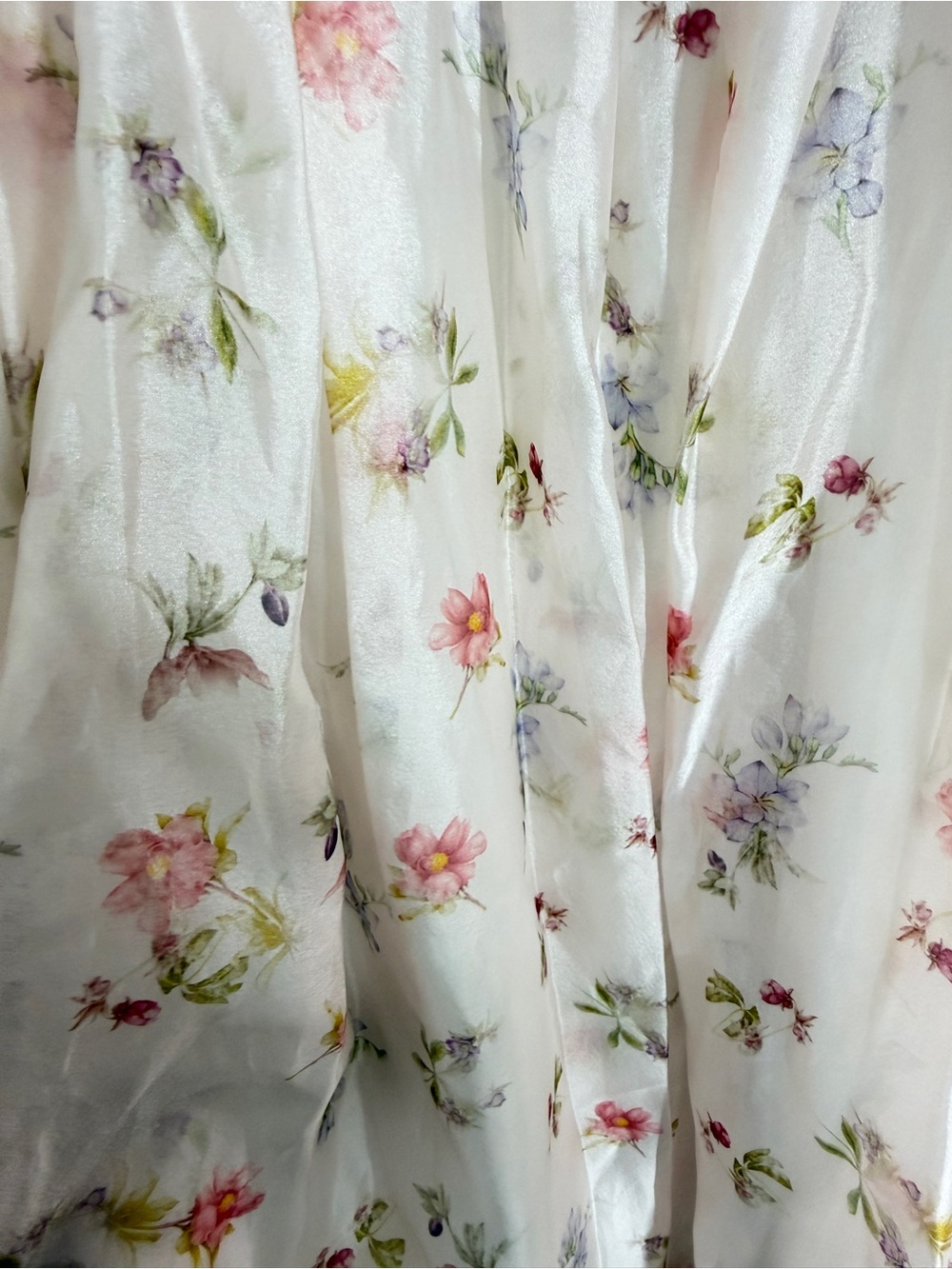 Worth Collective Womens Harlow Maxi Dress Tiny Pink Floral Large Bump Friendly L - Picture 7 of 11